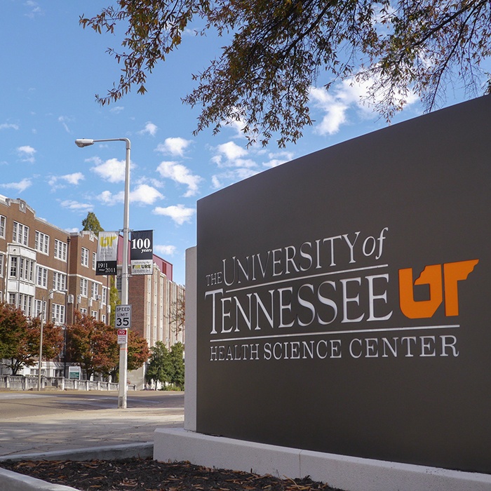 The University of Tennessee sign